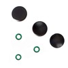 Set of 3 GeeSo Aluminum Alloy Shutter Buttons 0.4 inch