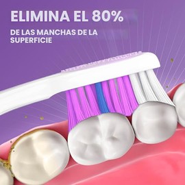 Oral-B Cepillos de dientes manuales luminosos vívidos, suaves, 4 unidades