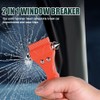 QZTYTY 2PCS Car Safety Hammer Set, Window Breaker Seatbelt Cutter,