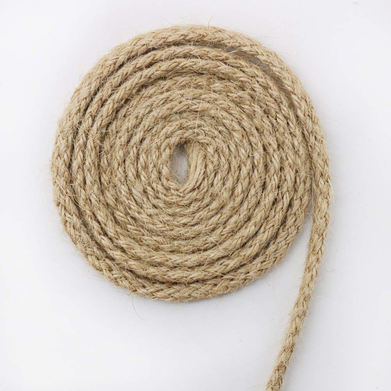 3.5mm Thick Garden Twine String, 61M Braided Jute Twine for
