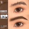 Eyebrow Pomade, Waterproof 16HR, Vegan (BR01 Coffee Brown)