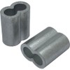 10x Wire Rope Clamp Aluminium 8 mm Aluminium Press Clamp