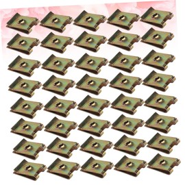 Mikinona 100 Pcs Motorcycle u Nut Shrapnel Spire u Clip Manganese Steel u Securing Fasteners Self-Tapping Motorcycles Functional Fasteners Manganese Steel u Nut U Nut Fastener U Nut Clips