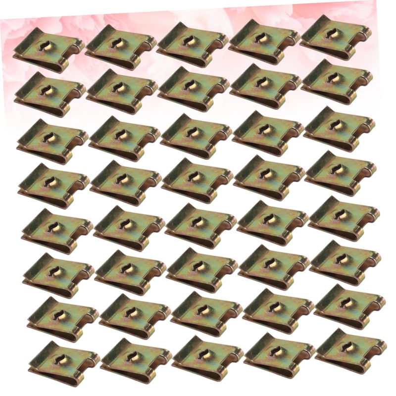 Mikinona 100 Pcs Motorcycle u Nut Shrapnel Spire u Clip