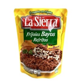 La Sierra 4-Pack La Sierra Frijoles Bayos Ref. 400g/14oz Mexican Refried Bayos Beans