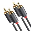 UGREEN RCA Cable, 1M Audio Cable, Stereo Audio Cable, 2RCA