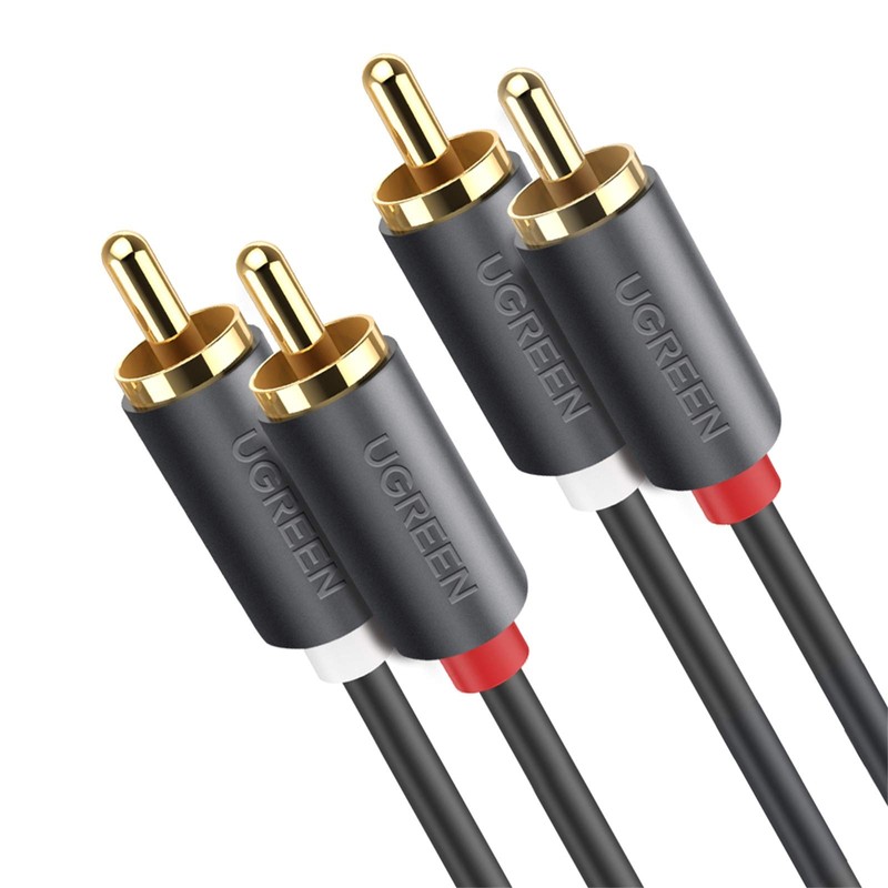 UGREEN RCA Cable, 1M Audio Cable, Stereo Audio Cable, 2RCA