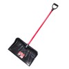 Bully Tools Snow Shovel with Fiberglass D-Grip – Heavy Duty