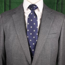 MENDEPOT - Corbatas deportivas con diseño temático con caja de regalo, corbatas temáticas de golf, corbata de tenis, corbata de fútbol, Soccer, Medium