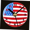 COLLBATH Magnetic Suction Clock American Flag Home Decor Fridge Magnets