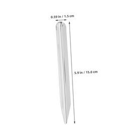 SEWACC Stainless Steel Bead Scoop Multifunctional Gemstone Beading Tool for Jewelry Making Portable Design for and Hobbyists for Sorting Pearls and Craft Projects