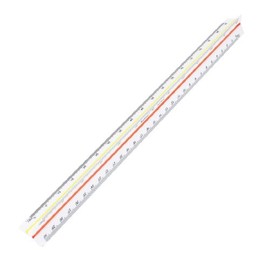 uxcell 1:100 1:250 1:400 1:200 1:300 1:500 6 Type Metric Triangle Scale Ruler