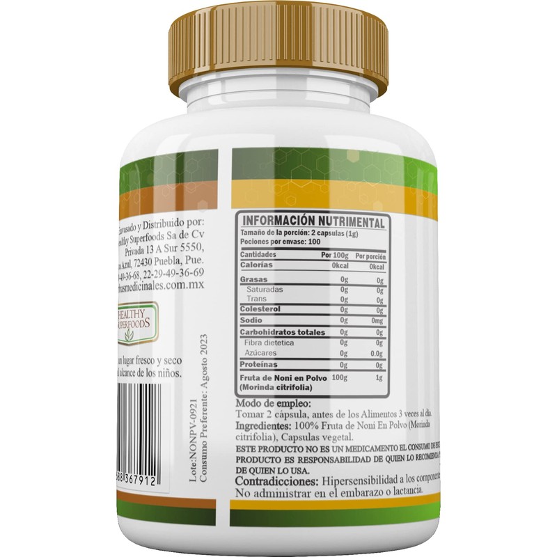 Noni Premium 100 Capsulas 500mg