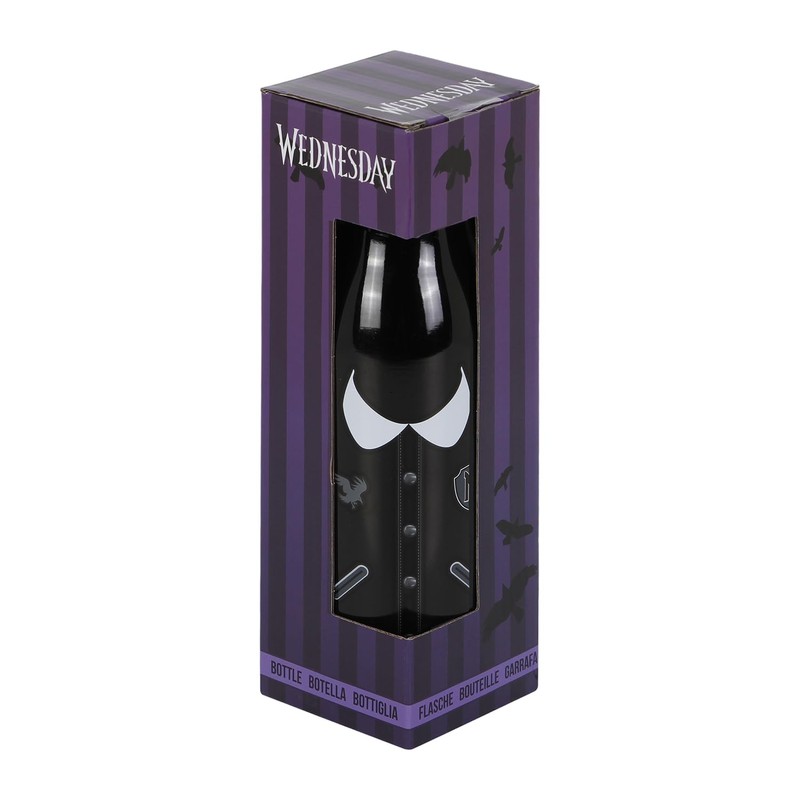 Wednesday Varsity Bottle Black, black, bottle varsity