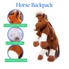 The Petting Zoo Horse Stuffed Animal Plushie Backpack, Gifts for