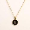 BAUI - Collar para Mujer con Inicial Letra E de