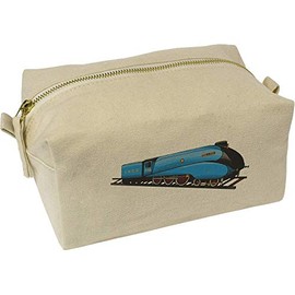 'Mallard Steam Train' Canvas Wash Bag/Makeup Case (CS00017430)