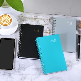 2023 Pocket Planner/Calendar - Weekly & Monthly Pocket Planner, January 2023 - December 2023, 6.8" x 4.3"，Strong Twin - Wire Binding, Plastic Cover