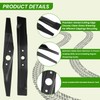 Prosentuo Lawn Mower Blade Compatible with Honda HRN216 HRN 216