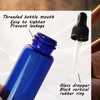 36 Pack Mini Glass Dropper Bottle 3ml Blue Glass Dropper