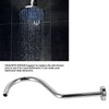 17in Shower Pipe Extension Brushed Stainless Steel S Shaped NPT