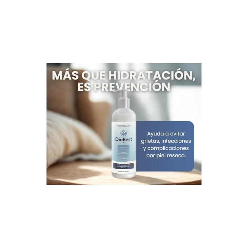 Diabest Crema Hidratante Para Pies y Cuerpo Con Urea y