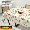 ANRO Oilcloth Tablecloth, Washable, Oilcloth, Garden Tablecloth, Outdoor, Indoor, 200