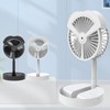 Mini Electric Fan 3 Wind Speeds Cooling Fan Brushless Motor