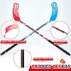 Leyndo 6 Pcs Floorball Sticks 33.5 Inches/ 85 cm Round