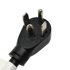 Parkworld 64651 Adapter Cord Dryer 4-prong Right Angle Male NEMA 14-30P to 6-30R Heater Female (1.5FT)