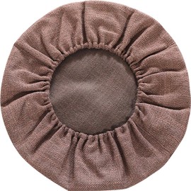 Kelendle Round Floor Pillow Cover Tatami Floor Cushion Cover Straw Japanese Futon Cover Meditation Seating Ottoman Throw Cover Protector for Living Room Indoor Outdoor Coffee,15.75 inches