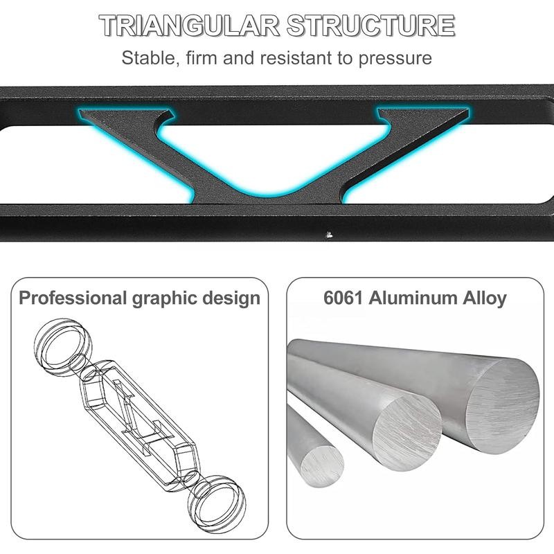 8" Double Ball Aluminum Extension Arm, 1" Ball Connector Underwater