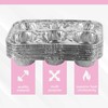 Plasticpro Aluminum Foil Muffin Pans Reusable and Disposable, Holds 6