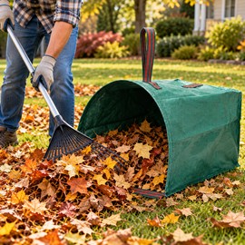Reusable Garden Leaf Collection Bag for Yard Cleanup – Large-Capacity Waterproof Lawn Debris Collector with Easy-Load Opening
