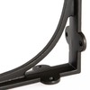 Hammer and Tongs - Curved Iron Shelf Bracket - D150mm