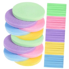 120piezas Esponjas Faciales Comprimidas De Esponja Limpiadora Facial Para Exfoliar Para Lavarse Cara Ducha