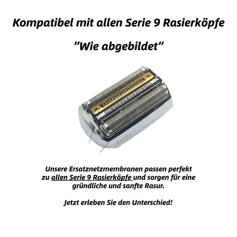 Series 9 Scherkopf Zubehör Kompatibel mit Braun S9 Pro Rasierer