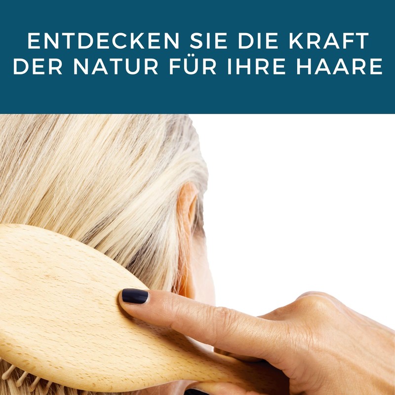 Remos Pneumatic Hair Brush Wide with Wooden Pins Made of