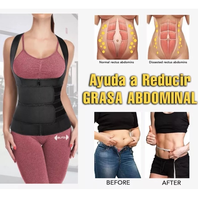 Shaperx Faja Reductora Deportiva Gym Chaleco Quema Grasa 607148 Gyk