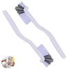 2 Pcs White Small Washing Up Brush, Versatile Washing Up