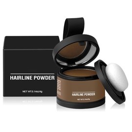Retocador de Canas Mujer, Hairline Powder, Magic Root Cover Up, Polvo para Cubrir el, Sombra Para El Cabello, Polvo para Retocar Raíces Para Rellenar el Cabello Debilitado (K, S)
