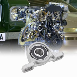 QANYEGN KP001 Pillow Block Bearing, Flange Mounted Pillow Bearings, Self Aligning Center Mounted Bearings with Flange Holes Can Be Used in Electric Power, Metallurgical Industry(12mm)