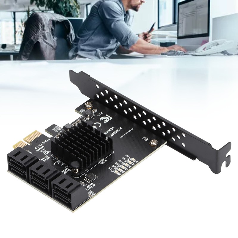 Hard Disk Expansion Card 6.0 Gbps PCIE to SATA 6G