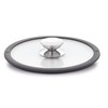 Berndes 20 cm Glass Lid with Black Silicon Rim