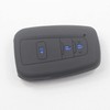 kcpros 2Pcs Black Rubber Silicone 4 Buttons Smart Key Fob