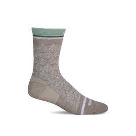 Sockwell Women's Bunion Ease Crew Bunion Relief Sock, Putty - M/L