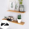 YKKJ 4 pcs Triangle Floating Shelf Brackets，Floating Shelf Brackets，for Floating