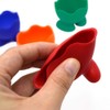 YAOSEN 4pcs Silica Gel Egg Cup Holder Egg Serving Cup