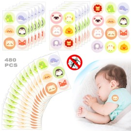 480 Pcs Parches Repelentes de Mosquitos,Pegatinas No Tóxicas con Aceites Esenciales de Plantas,12h de Protección Extra-Larga,Protección Duradera para Acampar y Uso Diario al Aire Libre.