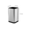 Stainless Steel Kitchen Utensil Holder Caddy,4L X 4W X 6.7H
